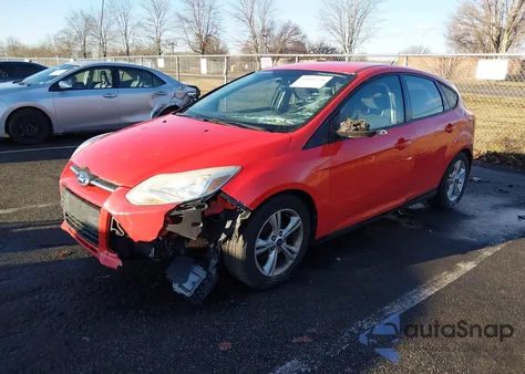 2014 Ford Focus Se из США, поврежденный, VIN 1FADP3K25EL208917